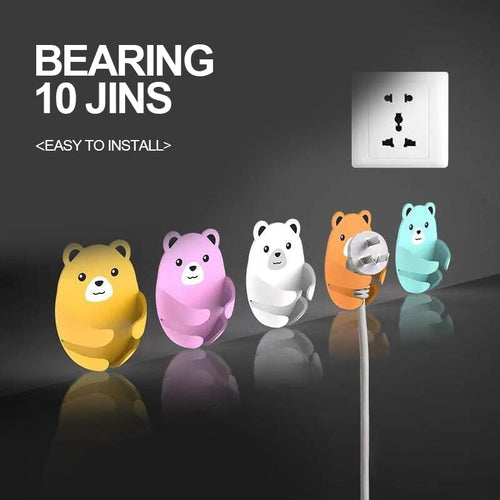 Punch-free Bear Hook(4 PCS)
