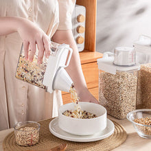 Load image into Gallery viewer, Cereal Dispenser Easy Flow Storage Jar Plastic Grocery Container