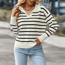Load image into Gallery viewer, Striped Soft Sweater
