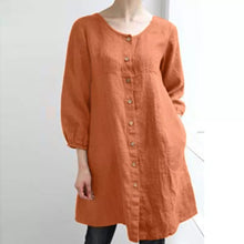 Load image into Gallery viewer, Cotton Linen Button Shirt