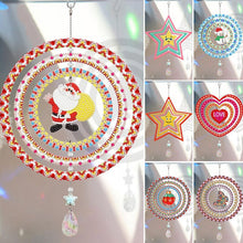 Load image into Gallery viewer, DIY Diamond Painting Double-sided Rotatable Hanging Wind Chime