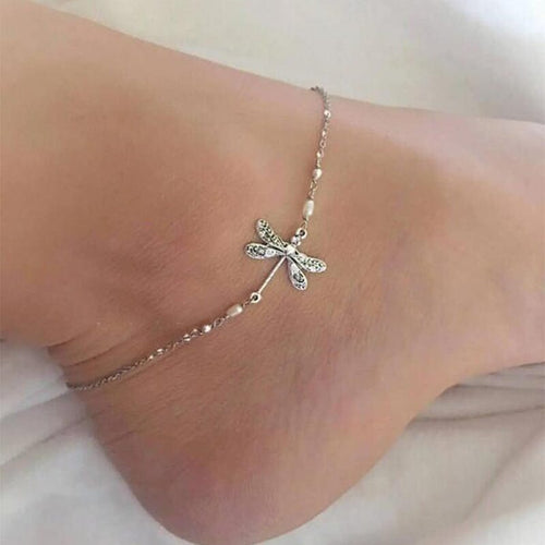 💟Simple Fashion Dragonfly Insect Women's Anklet✨