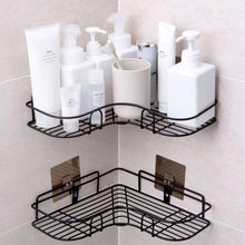 Load image into Gallery viewer, Drill Free Shelf- Adhesive Metal Corner Storage Rack