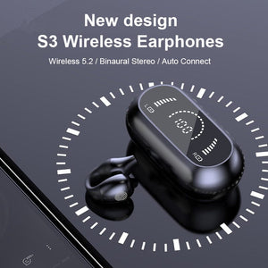 Wireless ear clip bluetooth headset