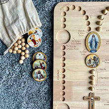 Load image into Gallery viewer, Wooden Rosary Board