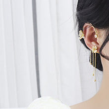Load image into Gallery viewer, Butterfly Tassel Style Zircon Earrings