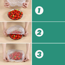 Load image into Gallery viewer, Disposable Plastic Wrap Cover （100PCS）