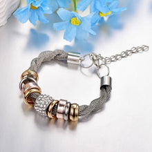 Load image into Gallery viewer, Entwined Ring Accent Bracelet