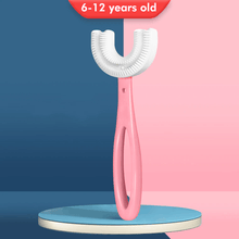 Load image into Gallery viewer, 360° Kids U-shaped Toothbrush