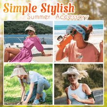 Load image into Gallery viewer, UV Protection Beach Sun Hat