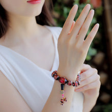 Load image into Gallery viewer, Incense Grey Glazed Beads Bracelet