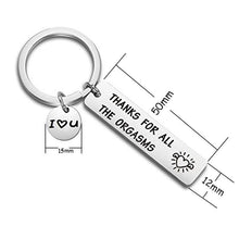 Load image into Gallery viewer, Naughty Keychain/Charm Couple Key Ring