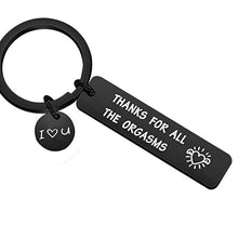 Load image into Gallery viewer, Naughty Keychain/Charm Couple Key Ring