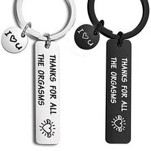 Load image into Gallery viewer, Naughty Keychain/Charm Couple Key Ring