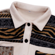 Load image into Gallery viewer, Paneled Contrast Loose Jacket