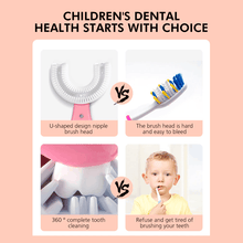 Load image into Gallery viewer, 360° Kids U-shaped Toothbrush