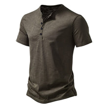 Load image into Gallery viewer, HENLEY SHORT SLEEVE SHIRT