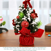 Load image into Gallery viewer, Tabletop Christmas Ornament Tree