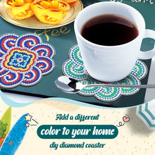 Load image into Gallery viewer, 🌸Diamond Crafts Coasters Diamond Painting Coasters (Mandala)