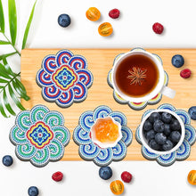 Load image into Gallery viewer, 🌸Diamond Crafts Coasters Diamond Painting Coasters (Mandala)