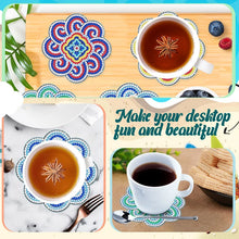 Load image into Gallery viewer, 🌸Diamond Crafts Coasters Diamond Painting Coasters (Mandala)