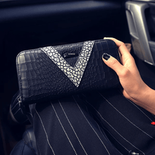 Load image into Gallery viewer, Women Crocodile Pattern Phone Case Card Holders Purse