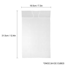 Load image into Gallery viewer, Self-Sealing Ice Cube Shaped Bags