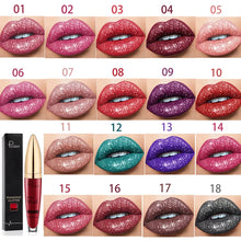 Load image into Gallery viewer, 18 Color Diamond Shiny Long Lasting Lipstick