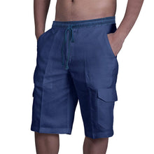 Load image into Gallery viewer, Men&#39;s Casual Linen Shorts