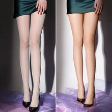 Load image into Gallery viewer, Pearlescent Silk Stockings Sexy Nylon Pantyhose