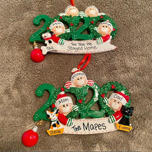 Load image into Gallery viewer, DIY Family Portrait Christmas Ornament