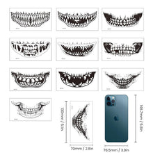 Load image into Gallery viewer, Halloween Prank Makeup Temporary Tattoo（10pcs）