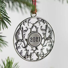 Load image into Gallery viewer, Solid Pewter Christmas Tree Ornament