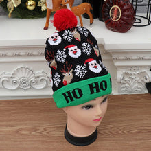 Load image into Gallery viewer, Christmas LED Light Knitted Beanies