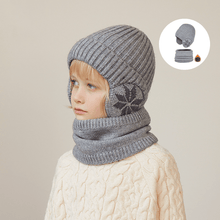 Load image into Gallery viewer, Children's Winter Fleece Scarf Suit