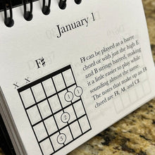 Load image into Gallery viewer, 365 Days Guitar Chords Calendar