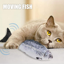 Load image into Gallery viewer, 🐟Plush Simulation USB Charging Cat Fish Toy🐟