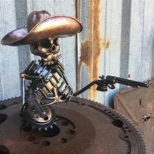 Load image into Gallery viewer, 💀Cowboy Skull Gunslinger Hood Ornament💀
