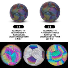 Load image into Gallery viewer, Reflective Luminous Soccer Ball