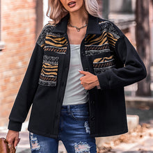Load image into Gallery viewer, Paneled Contrast Loose Jacket