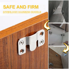 Load image into Gallery viewer, Stainless Steel Interlock Hanging Buckle