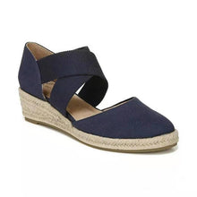 Load image into Gallery viewer, Hemp Rope Wedge Sandals