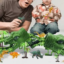 Load image into Gallery viewer, Dinosaur Track Set Toy