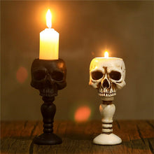 Load image into Gallery viewer, Cubic Skull Pillar Candle Holder