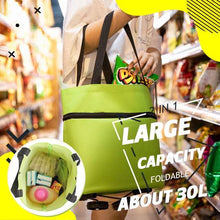 Load image into Gallery viewer, 2 In 1 Foldable Shopping Cart