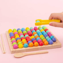 Load image into Gallery viewer, 💗🌈Wooden Clip Beads Educational Toys🧸🫧