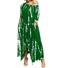 Load image into Gallery viewer, Irregular Dress withTtie-dye Print