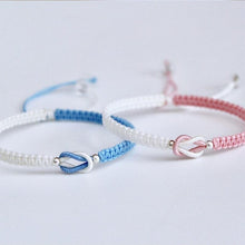 Load image into Gallery viewer, Linked Together Handmade Braided Bracelet