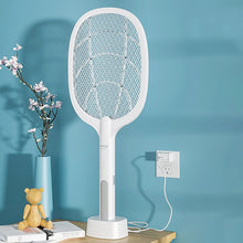 Load image into Gallery viewer, USB Rechargeable Electric Fly Swatter Large Insect Racket