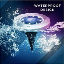 Load image into Gallery viewer, Solar Powered Floor Path LED Light